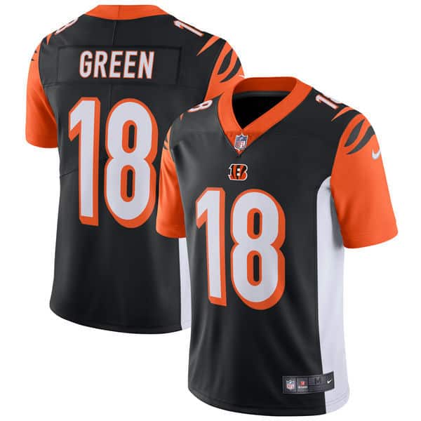 Cincinnati Bengals #18 A.J. Green Nike Black Vapor Untouchable Limited Stitched Jersey