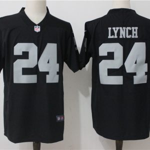 Raiders #24 Marshawn Lynch Black Vapor Untouchable Limited Stitched Jersey