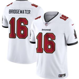 Tampa Bay Buccaneers #16 Teddy Bridgewater White Vapor Limited Football Stitched Jersey