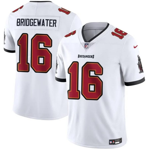 Tampa Bay Buccaneers #16 Teddy Bridgewater White Vapor Limited Football Stitched Jersey
