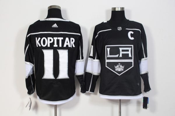 Los Angeles Kings #11 Anze Kopitar Black Stitched Adidas Jersey