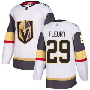 Vegas Golden Knights #29 Marc-Andre Fleury White Adidas Stitched Jersey
