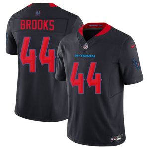Houston Texans #44 British Brooks Navy 2nd Alternate 2025 F.U.S.E. Vapor Limited Football Stitched Jersey