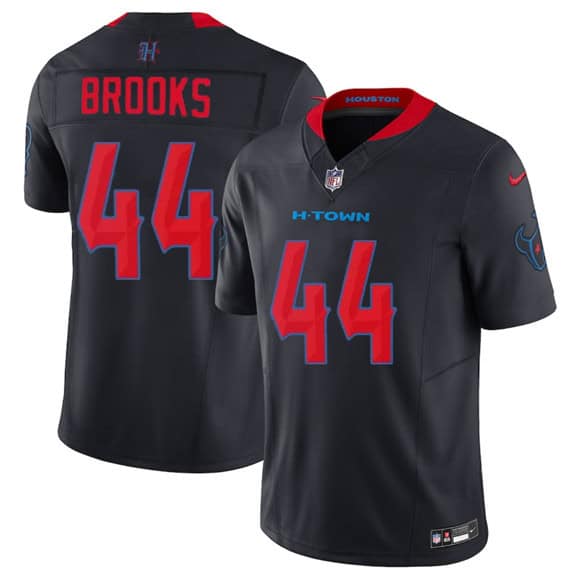 Houston Texans #44 British Brooks Navy 2nd Alternate 2025 F.U.S.E. Vapor Limited Football Stitched Jersey