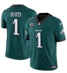 Philadelphia Eagles #1 Jalen Hurts Green 2024 New F.U.S.E. Vapor Untouchable Limited Stitched Jersey
