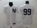 New York Yankees #99 Aaron Judge White Flex Base Stitched Jersey