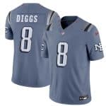 New England Patriots #8 Stefon Diggs 2025 F.U.S.E. ¡°Rivalries¡± Vapor Limited Football Stitched Jersey