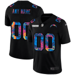 Los Angeles Chargers Customized 2020 Black Crucial Catch Limited Stitched NFL Jersey