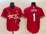 St. Louis Cardinals #1 Ozzie Smith Red 2024 City Connect Limited Stitched Jersey