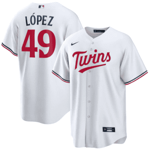 Minnesota Twins #49 Pablo L¨®pez Navy Cool Base Stitched Jersey