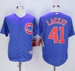 Cubs #41 John Lackey Blue Alternate Cool Base Stitched Jersey