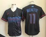 Toronto Blue Jays #11 Bo Bichette Navy 2024 City Connect Limited Stitched Jersey