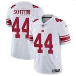 New York Giants #44 Cam Skattebo White 2025 Draft Vapor Untouchable Limited Stitched Jersey