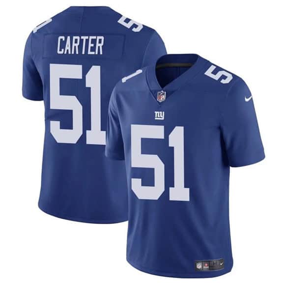 New York Giants #51 Abdul Carter Blue 2025 Vapor Untouchable Limited Stitched Jersey