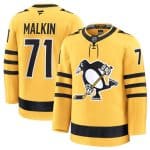 Pittsburgh Penguins #71 Evgeni Malkin Gold 2025 Alternate Stitched Jersey