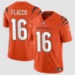 Cincinnati Bengals #16 Joe Flacco Orange 2025 F.U.S.E. Vapor Untouchable Limited Stitched Jersey