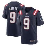 New England Patriots #9 Kayshon Boutte Navy 2025 Stitched Game Jersey