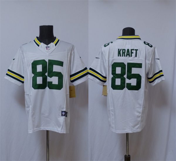 Green Bay Packers #85 Tucker Kraft White Vapor 2025 F.U.S.E. Limited Stitched Jersey