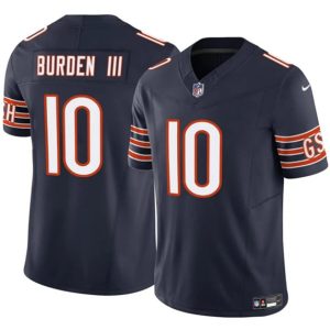 Chicago Bears #10 Luther Burden III Navy 2025 F.U.S.E. Vapor Untouchable Limited Stitched Jersey