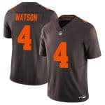 Cleveland Browns #4 Deshaun Watson Brown 2025 F.U.S.E. Alpha Dawg Limited Stitched Jersey