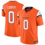 Denver Broncos #0 Jonathon Cooper Orange 2025 F.U.S.E. Vapor Limited Stitched Jersey