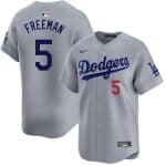 Los Angeles Dodgers #5 Freddie Freeman Gray 2025 Limited Stitched Jersey