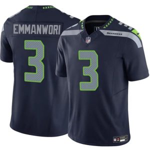 Seattle Seahawks #3 Nick Emmanwori Navy 2025 F.U.S.E. Vapor Untouchable Limited Stitched Jersey