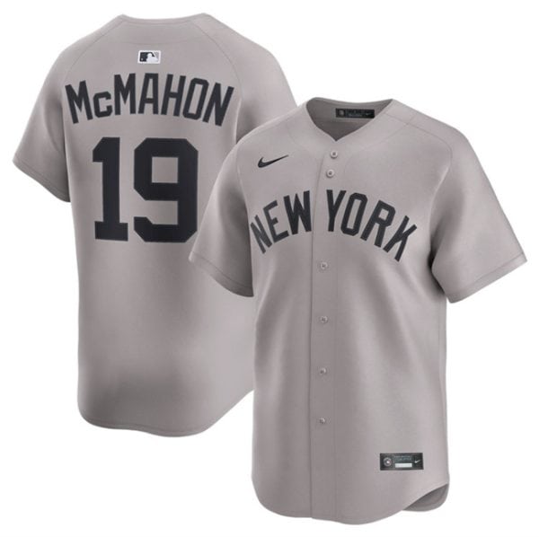 New York Yankees #19 Ryan McMahon Grey 2025 Limited Stitched Jersey