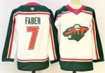 Minnesota Wild #7 Brock Faber White 2025 25th Anniversary Stitched Jersey