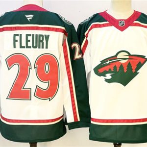 Minnesota Wild #29 Marc-Andre Fleury White 2025 25th Anniversary Stitched Jersey