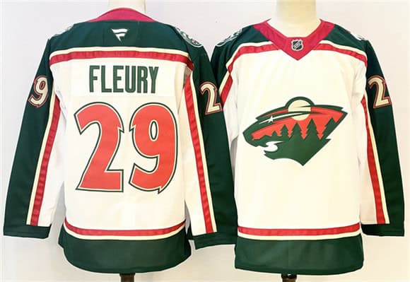 Minnesota Wild #29 Marc-Andre Fleury White 2025 25th Anniversary Stitched Jersey