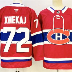 Montreal Canadiens #72 Arber Xhekaj Red 2024-25 Stitched Jersey