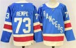New York Rangers #73 Matt Rempe Blue 2025 Stitched Jersey
