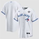Toronto Blue Jays Blank White 2025 World Series Home Cool Base Stitched Jersey