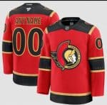 Ottawa Senators Custom Red AlternateStitched Jersey