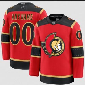 Ottawa Senators Custom Red AlternateStitched Jersey