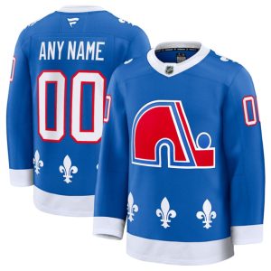 Colorado Avalanche Custom Blue 2025 Alternate Stitched Jersey