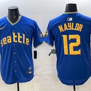 Seattle Mariners #12 Josh Naylor Royal 2025 Limited Stitched jersey