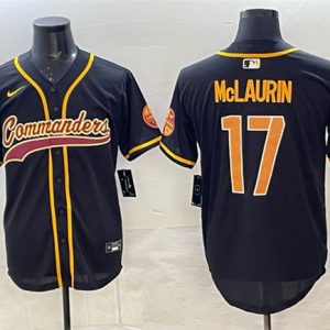 Washington Commanders #17 Terry McLaurin Black Limited Stitched Jersey