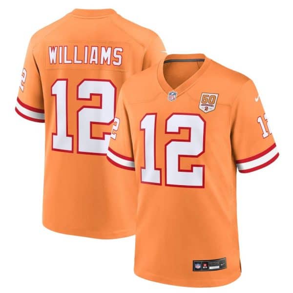 Tampa Bay Buccaneers #12 Doug Williams Orange Limited Stitched Jersey