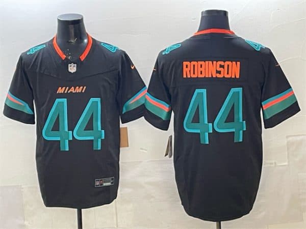 Miami Dolphins #44 Chop Robinson Black 2025 F.U.S.E. ¡°Rivalries¡± Vapor Limited Stitched Jersey