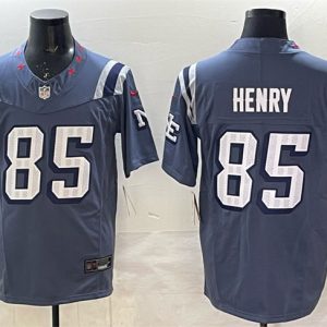 New England Patriots #85 Hunter Henry 2025 F.U.S.E. ¡°Rivalries¡± Vapor Limited Stitched Jersey