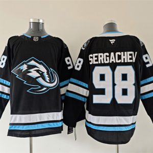 Utah Mammoth #98 Mikhail Sergachev Navy 2025 Stitched Jersey