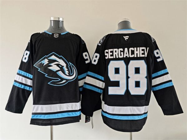 Utah Mammoth #98 Mikhail Sergachev Navy 2025 Stitched Jersey