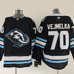 Utah Mammoth #70 Karel Vejmelka Navy 2025 Stitched Jersey