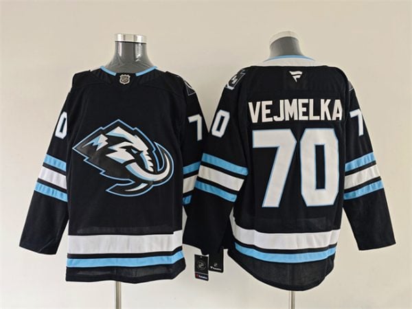 Utah Mammoth #70 Karel Vejmelka Navy 2025 Stitched Jersey