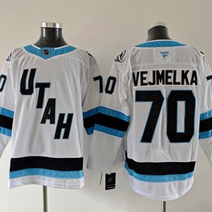 Utah Mammoth #70 Karel Vejmelka White 2025 Stitched Jersey