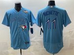 Toronto Blue Jays #11 Bo Bichette Blue 2025 World Series Flex Base Stitched Jersey