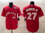 Toronto Blue Jays #27 Vladimir Guerrero Jr. Red 2025 World Series Cool Base Stitched Jersey