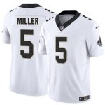 New Orleans Saints #5 Kendre Miller White 2025 F.U.S.E Vapor Limited Stitched Jersey